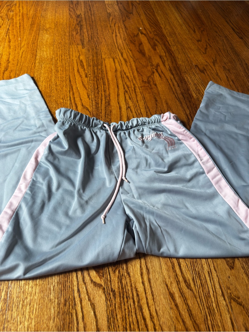 Winnie the Pooh Track Pants with Pink Trim